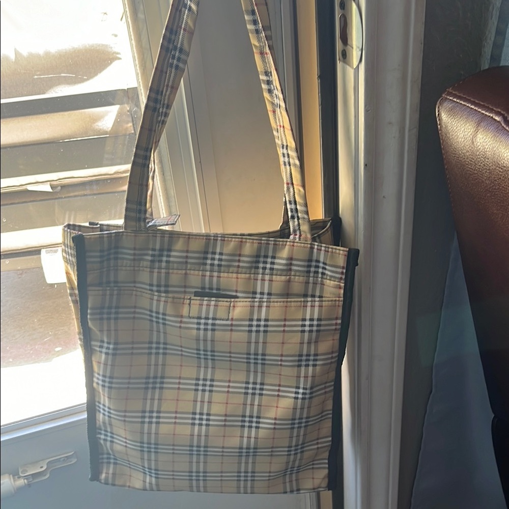 Plaid Tote Bag